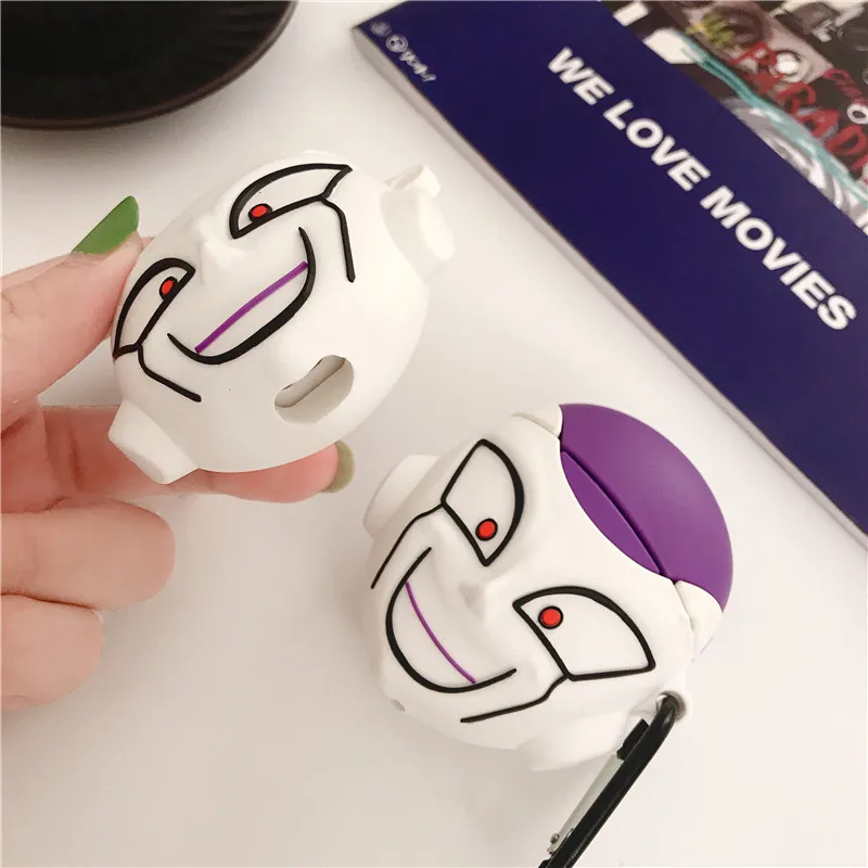 3D Япония милые комиксы игрушка для куклы, Фриза корпусы гарнитурные для Apple Airpods 1/2 мультфильм Силиконовые защиты наушники аксессуары