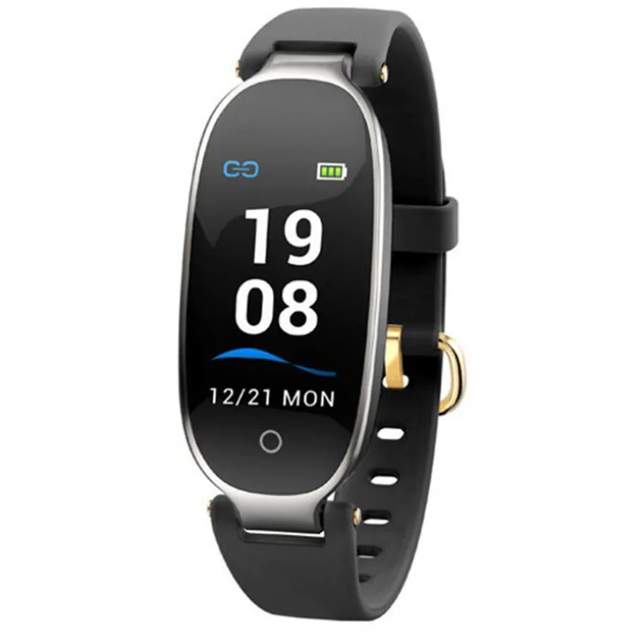 

New Color Screen Waterproof S3 Smart Watch Women Ladies Heart Rate Monitor Smartwatch relogio inteligente For Android IOS PK H1