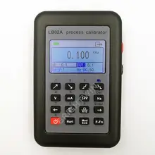 Precisão NOVO LB02A PT100 RTD Termopar Calibrador de Processos Cor LCD com Freqüência mV 0-10 V 4-20mA Gerador de Sinal função