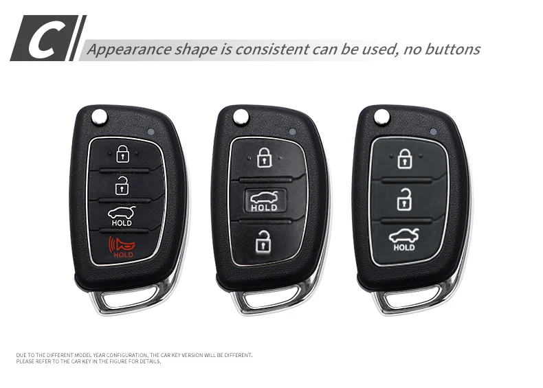 Carbon Fiber Car Smart Key Cover Case For Hyundai iX20 i30 i40 ix35 ix25 Tucson Verna Sonata Protect Button Shell Accessories - H3c5d4520b693446aab2ef2d5492cd4daN