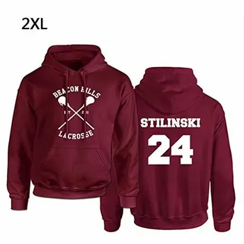 

iBaste_top Suéter con capucha Beacon Hills Lacrosse Hoodie Teen Wolf MCCALL Stilinski Lahey Sudadera Unisex