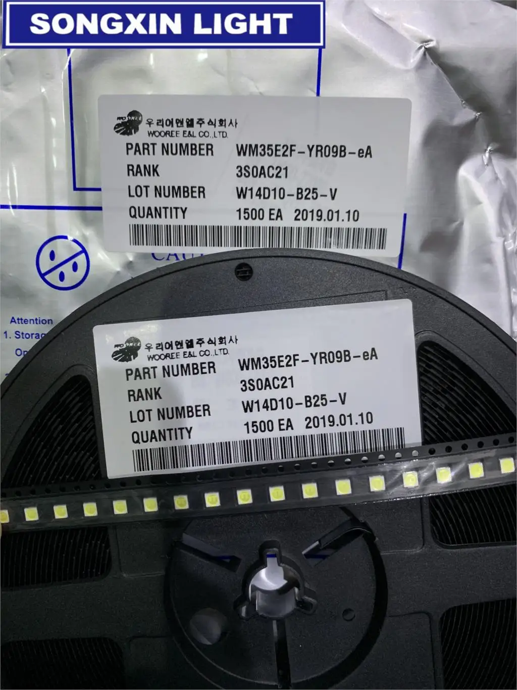 400 шт WOOREE высокомощный светодиодный Светодиодный подсветка 2 Вт 6 в 3535 150 лм холодный белый ЖК-подсветка для ТВ WM35E2F-YR09B-eA ТВ