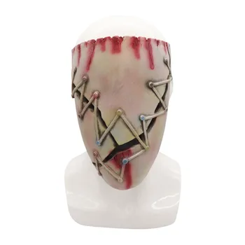 

Game Dead by Daylight Butcher Cosplay Mask Killer Horror Scary The Trapper Helmet Blood Latex Masks Party Halloween Party Props