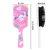 1pc Pattern Unicorn starry sky Comb Massage Children Comb Cute Girl Comb Carry Long Hair Anti-knot Comb Hair Brush 3