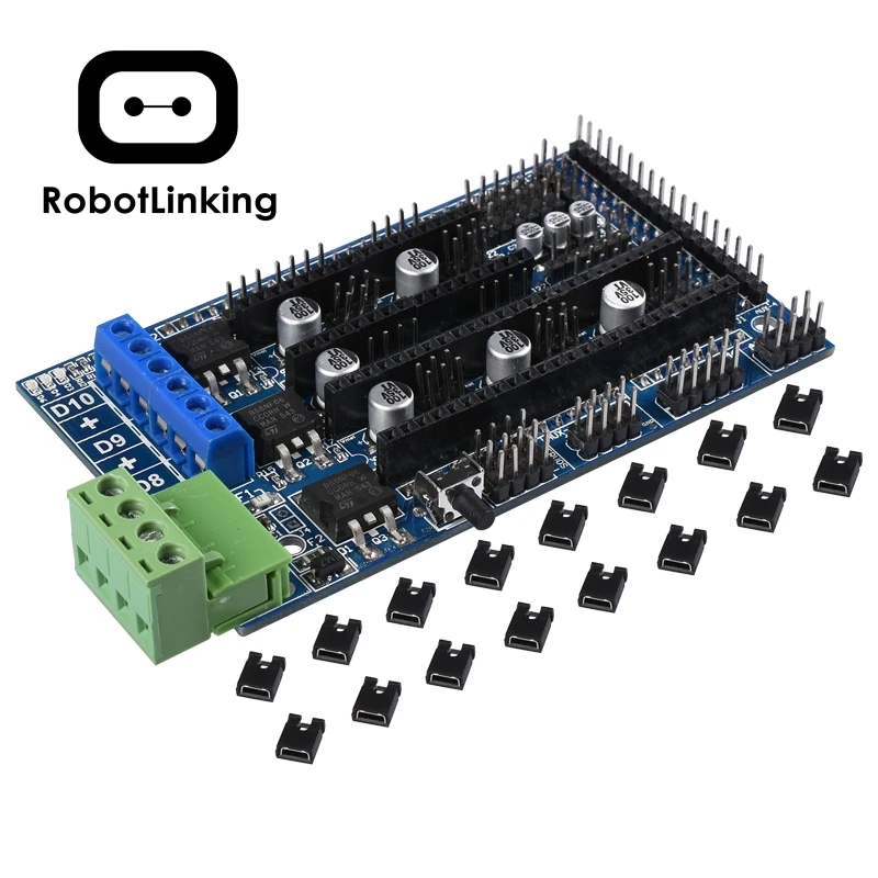 Ramps 1,6 Ramps 1,5 обновление Ramps 1,4 3D материнская плата поддержка A4988 DRV8825 TMC2130 драйвер Reprap Mendel для деталей 3d принтера