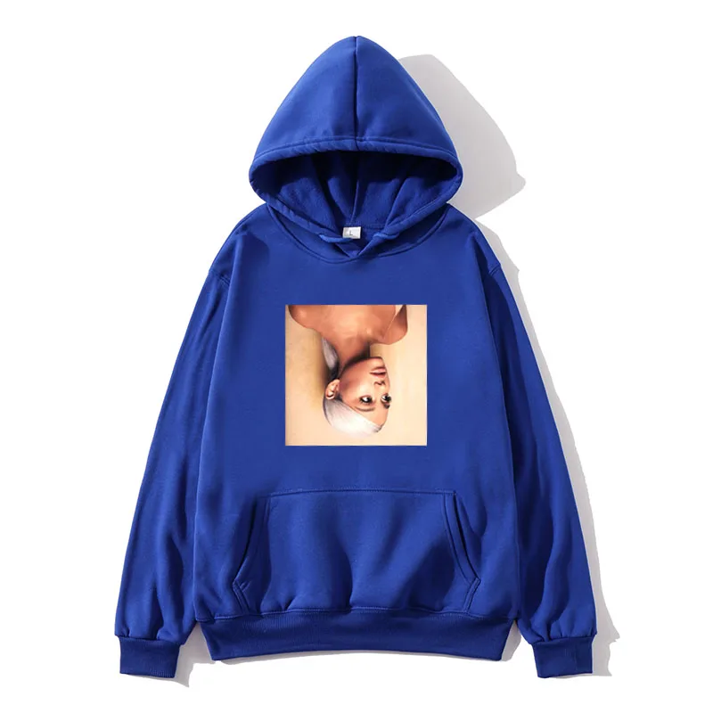 Толстовка с капюшоном FADUN TOMMY Kawaii Ariana Grande Gedrukt толстовка Lange Mouw Vrouwen/Mannen хит продаж