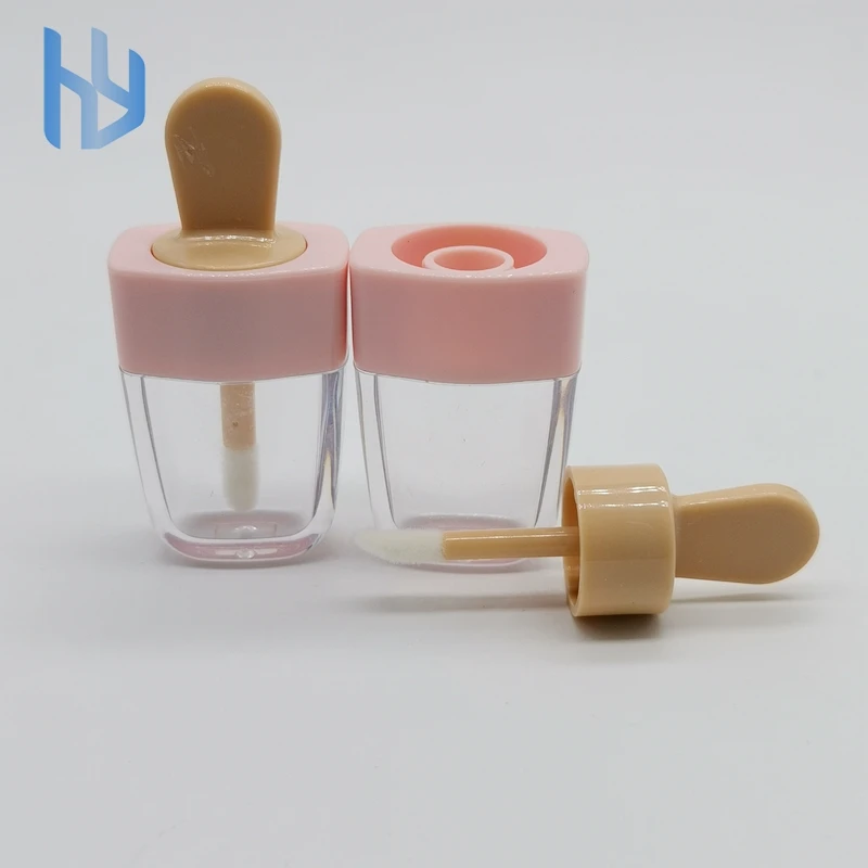 Хорошая цена индивидуальный дизайн пустая прозрачная Милая тюбик для блеска губ