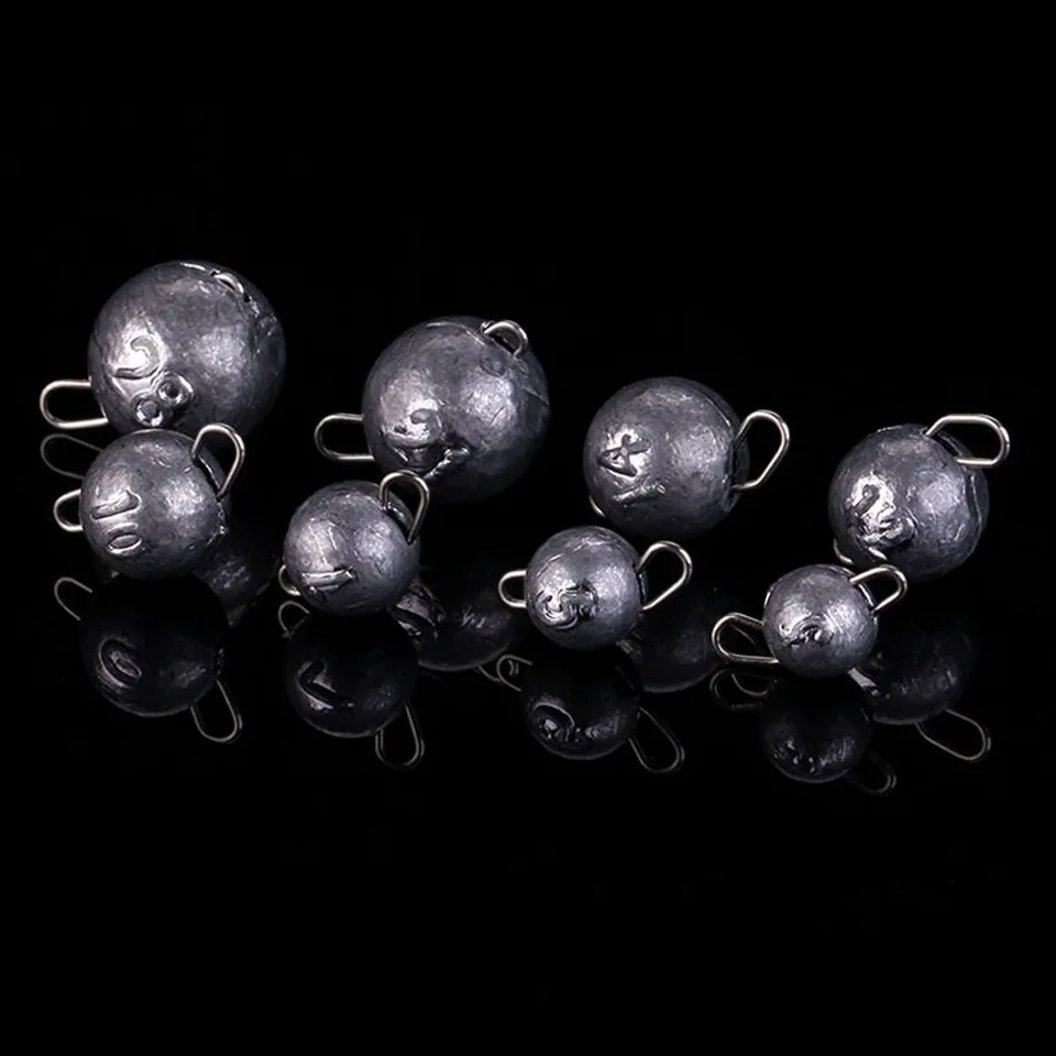 WALK FISH 5 шт./лот, 3 г, 5 г, 7 г, 10 г, 12 г, 14 г, свинцовая головка джига, глубокая вода, вес пули, Мягкая приманка, приманка, Техасские рыболовные снасти, аксессуары