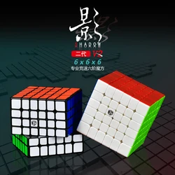 Qiyi xmd shadowv2 2021 magnético 6x6x6 cubo mágico sombra m 6x6 magico cubo 64.5mm cubo magnético velocidade brinquedos para crianças