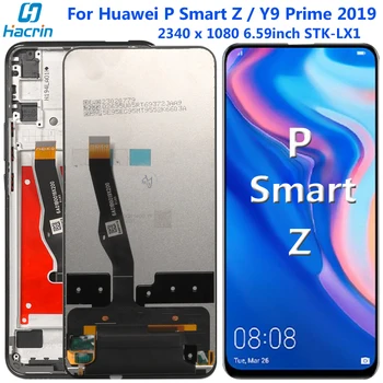

Display For Huawei P Smart Z LCD Display Touch Screen With Frame Assembly Replacement LCD For Huawei Y9 Prime 2019 Display 6.59＂