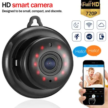

Mini HD Wireless Camcorder IP Camera 720P Infrared Night Vision Motion Detection Home Security Video Surveillance Baby Monitor