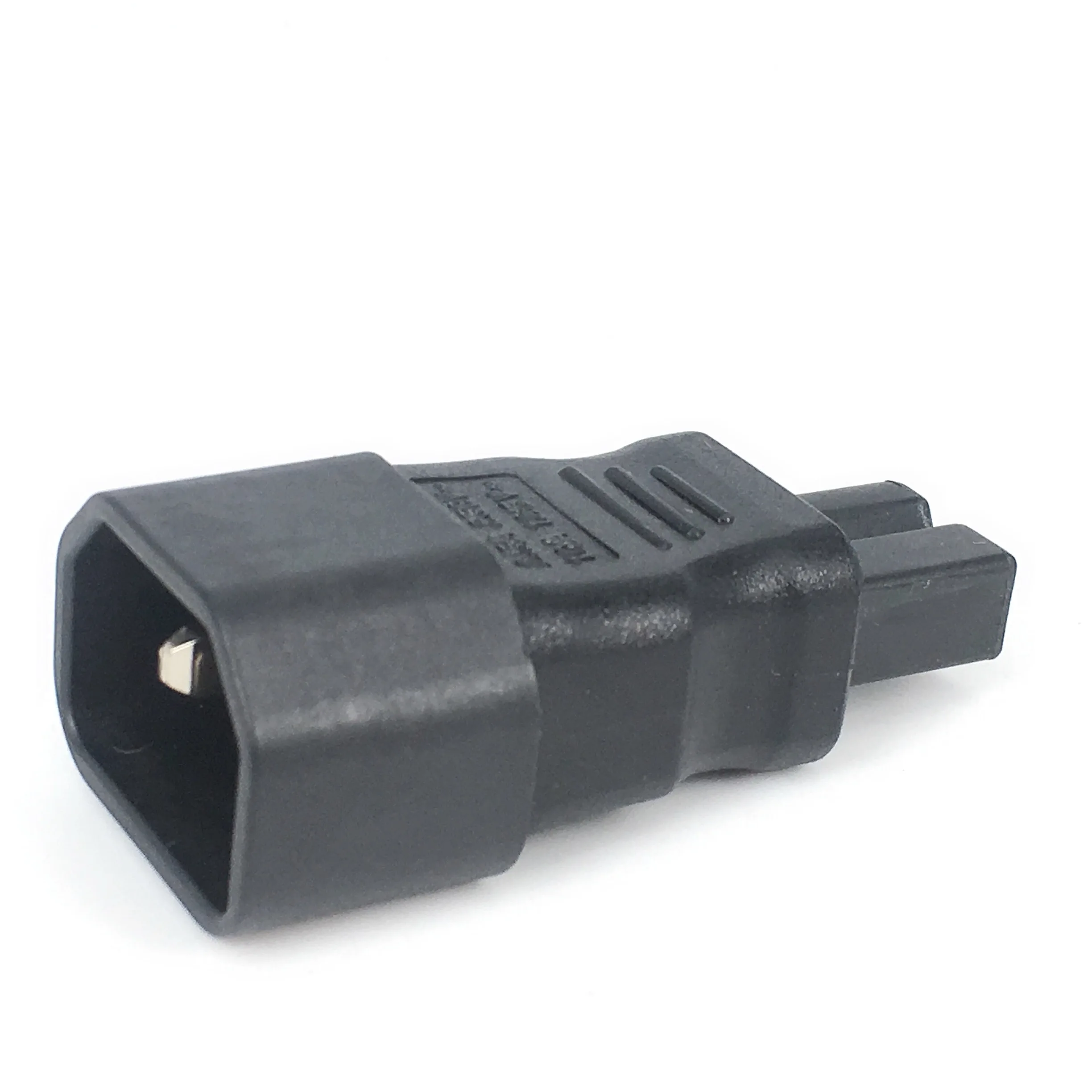 Power Adapter IEC 320 C14 to C7 Polarized 3Pole Male to 2Pole Female Figure 8 10A 250V AC
