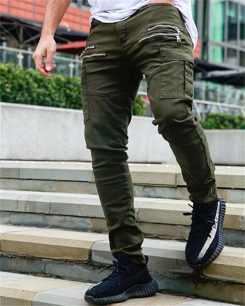 best business casual pants Mens Casual Cargo Pants Multiple Pocket Military Male Trousers Outdoor Joggers Pant Fashion Harajuku Joggers Trousers Men Pants work casual pants