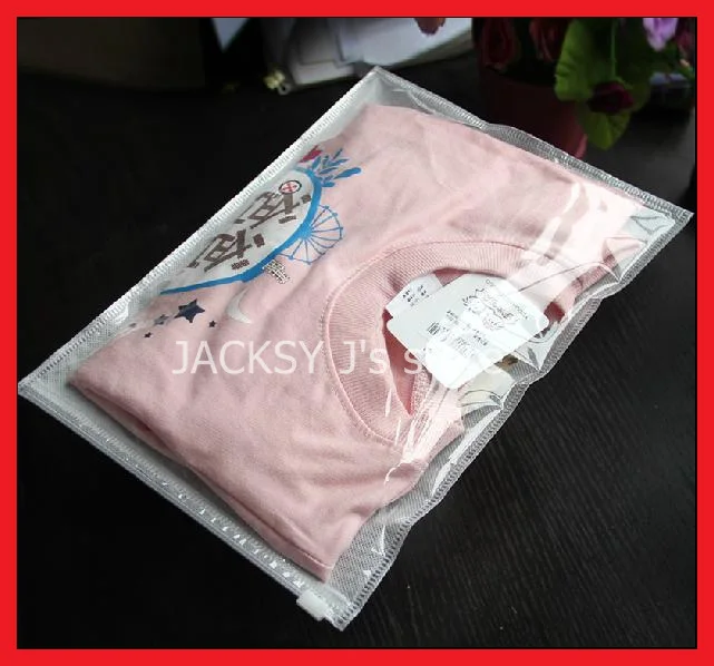 

50pcs Non-Woven Child Zipper Garment Bag customized logo printing accept