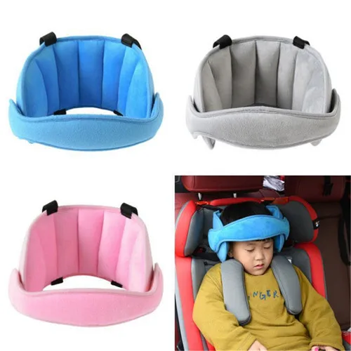 

Child Car Seat Head Support Protector Belt Comfortable Safe Sleep Headrest Solution Pillows Belt Stroller Soft Baby Head Support