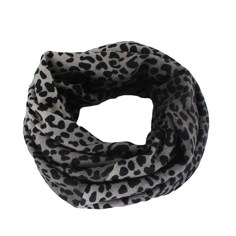 New Top Fashion Women Hat Striped Female Beanies Skullies Casual Polyester Leopard Scarf Cap Two Used Autumn Spring Warm Hats