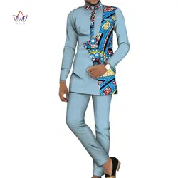 Bazin Riche, мужские комплекты из 2 предметов, брюки, африканский дизайн, одежда в африканском стиле, Мужская одежда, повседневные мужские топы