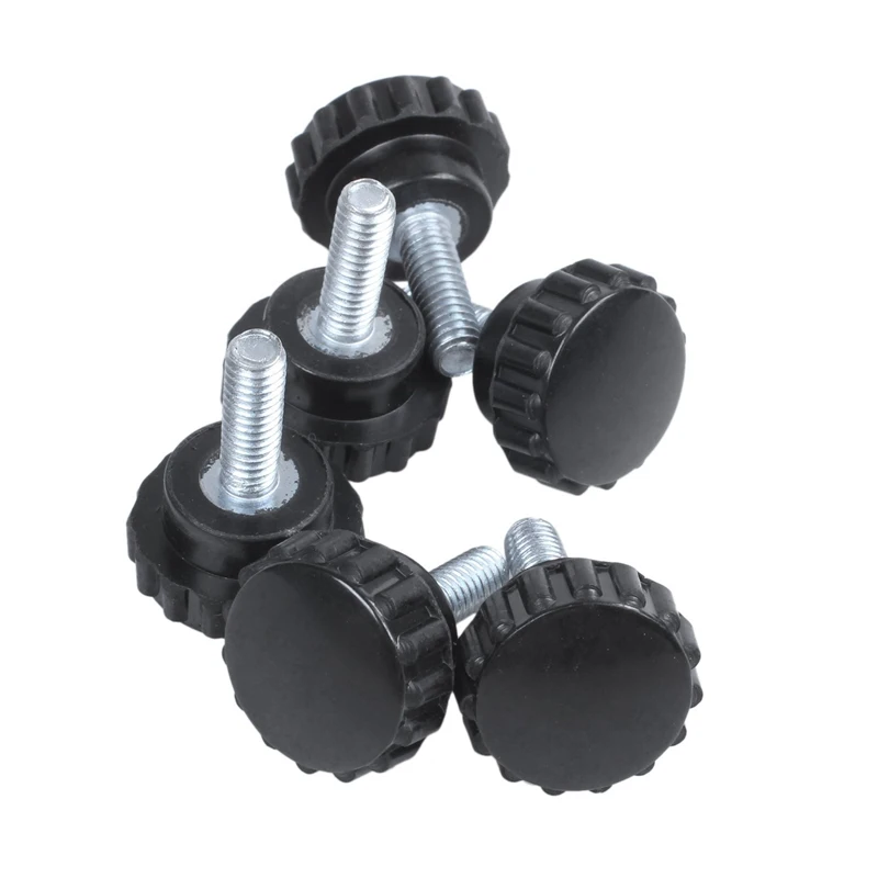 6 Pcs M4x10 Threaded Knurled Thumbscrew Grip Knobs Thumb Screw | Обустройство дома