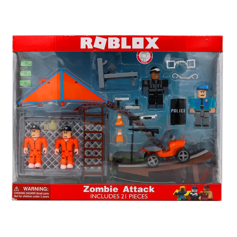 ROBLOX Jailbreak Great Escape Playset 7 см модель куклы детские игрушки jugetes статуэтки коллекция фигурок рождественские подарки для детей - Цвет: yue yu
