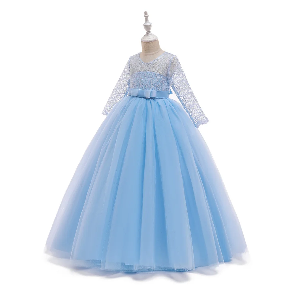 Teenage Girls Dresses For Girl 10 12 14 Year Birthday Fancy Prom Gown Flower Girls, Children Princess Party Dress Kids Clothing