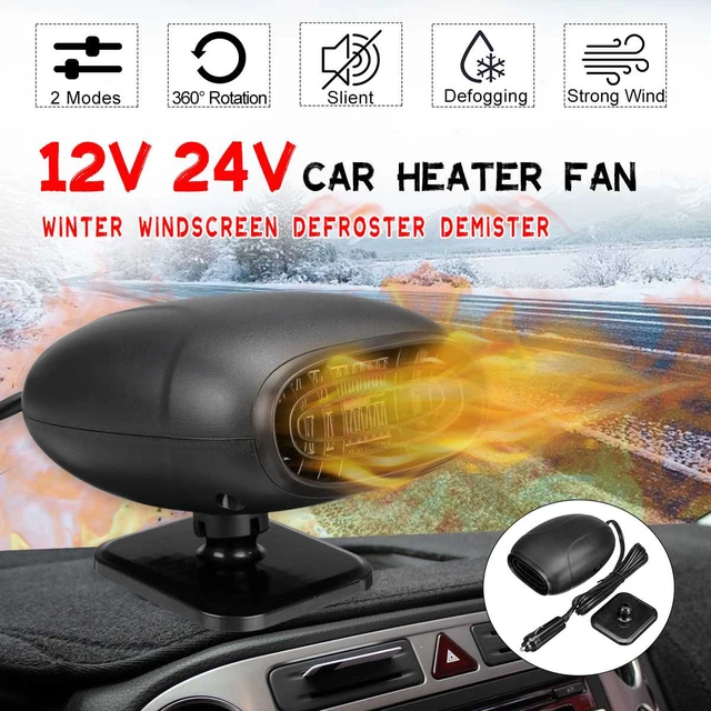 1000W Fast Heating Car Heater Warmer 12V/24V Demister Defroster Electric Fan
