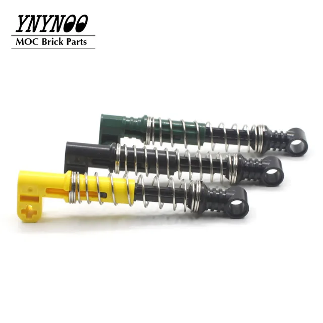 4Pcs/lot High-Tech Shock Absorber 9.5L with Soft Spring 2909c03 MOC Building Blocks Parts DIY Toys Compatible with 74741 18404 2