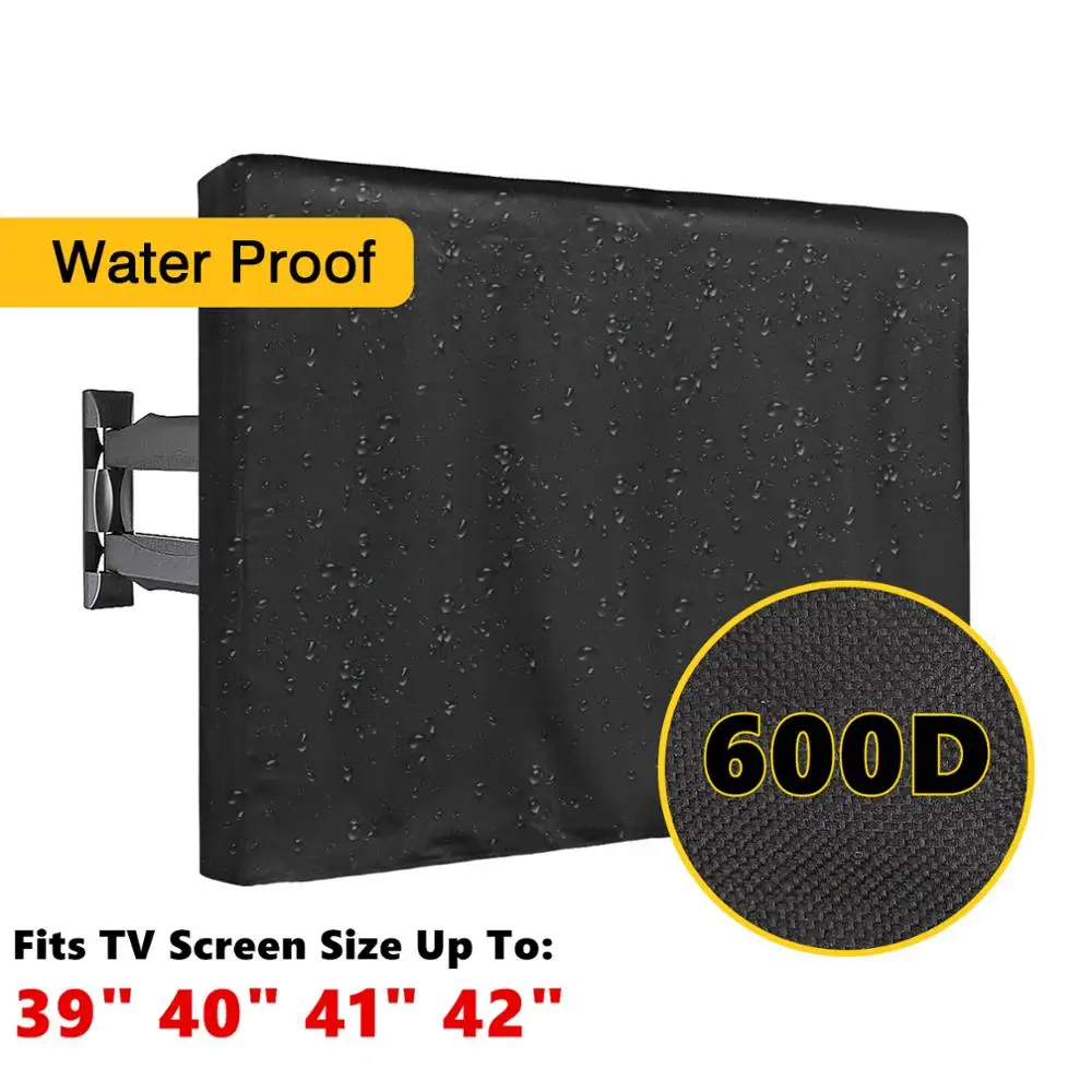 Fit For TV Screen 39" 40" 41" 42" Heavy Duty TV Cover 600D Denier TV