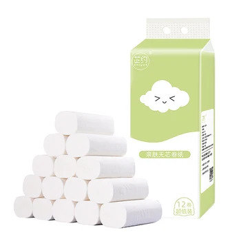 

Zhiyue 24 Rolls Environmentally Toilet Roll Paper Soft Toilet Paper 4-Layer Paper Towels Home Roll Paper