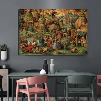 

Pieter Bruegel Cuadros Canvas Painting Print Living Room Home Decoration Modern Wall Art Oil Painting Posters Pictures Framework