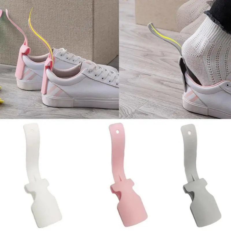 2Pcs Lazy Shoe Helper Unisex Handled Horn Easy on Off Sturdy Slip Lifting A M1O9 2Pcs Lazy Shoe Helper Unisex Handled Horn Easy on Off Sturdy Slip Lifting A M1O9