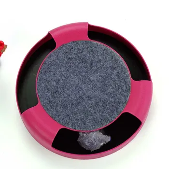 

Green Shadowless Rat Carousel Pet Toy Cat Amusement Disk Crazy Cat Scratch Board Cat Toy Interactive Cat Toy Pet Supplies