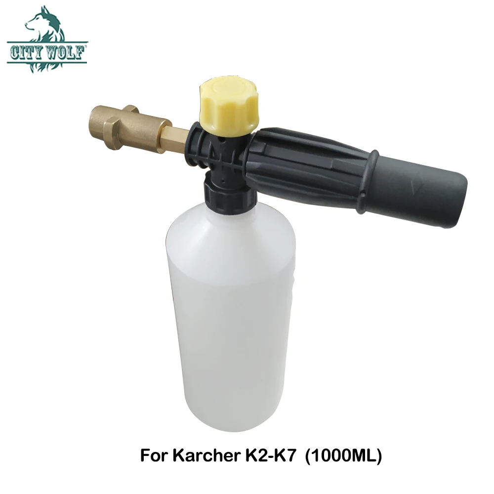 48 шт. Автомойка Снежная пена Лэнс колода Пена мыло бутылка для Karcher K2-K7 высокого давления шайба автомобильный аксессуар город волк