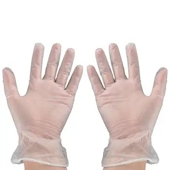 

30 Pair One Box Disposable Gloves Transparent Household Protective Gloves Tattoo Gloves for Nail Beauty (Size M)