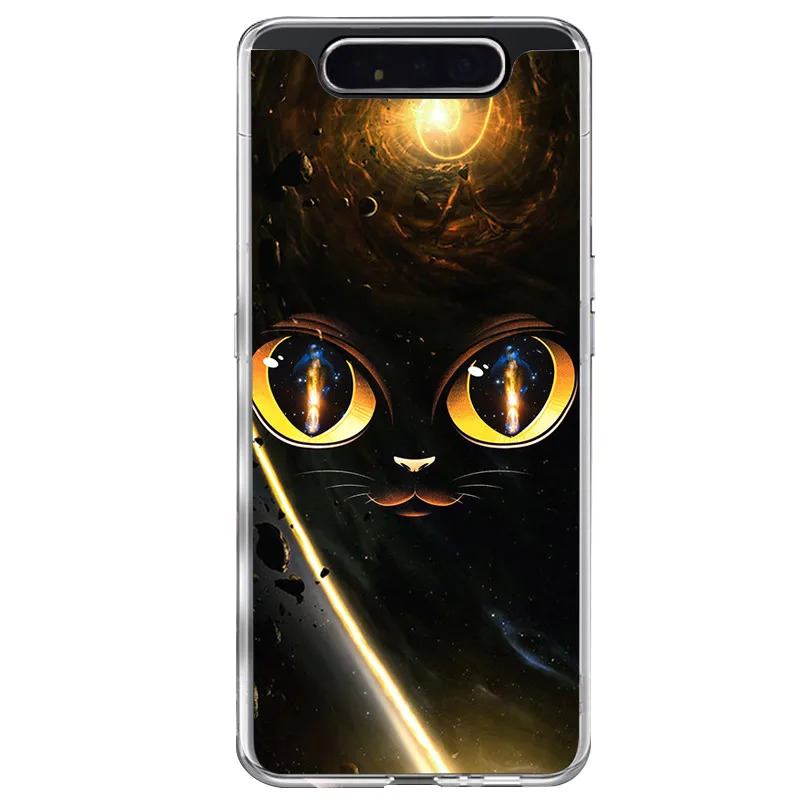 46 Силиконовый чехол с рисунком для samsung A80, мягкий чехол из ТПУ для samsung Galaxy A80 A 80 A805 SM-A805F A805F, чехол s Capa - Цвет: 46