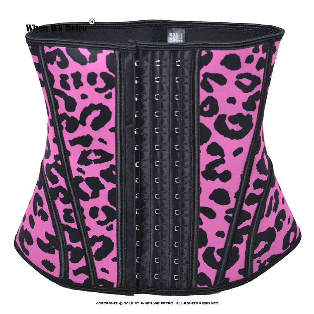 

Steampunk Leopard Print Sexy Corset Femme VD2552 Women Gorset Waist cinta modeladora