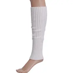 Прекрасный Карамельный цвет вязаные зимние гетры сапоги до колена носки для женщин