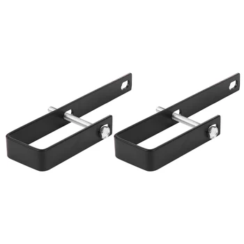

1 Pair Holder Container Rack Tool For Home Balcony Black Corridor Railing Flower Pot Flower Stand Storage Rack Screw Hook