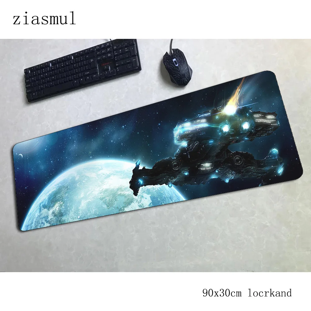 Star craft pad mouse 90x30 см компьютерный коврик для мыши большой padmouse Большой HD украшенный принтом коврик для мышки эргономичный гаджет офисные настольные коврики