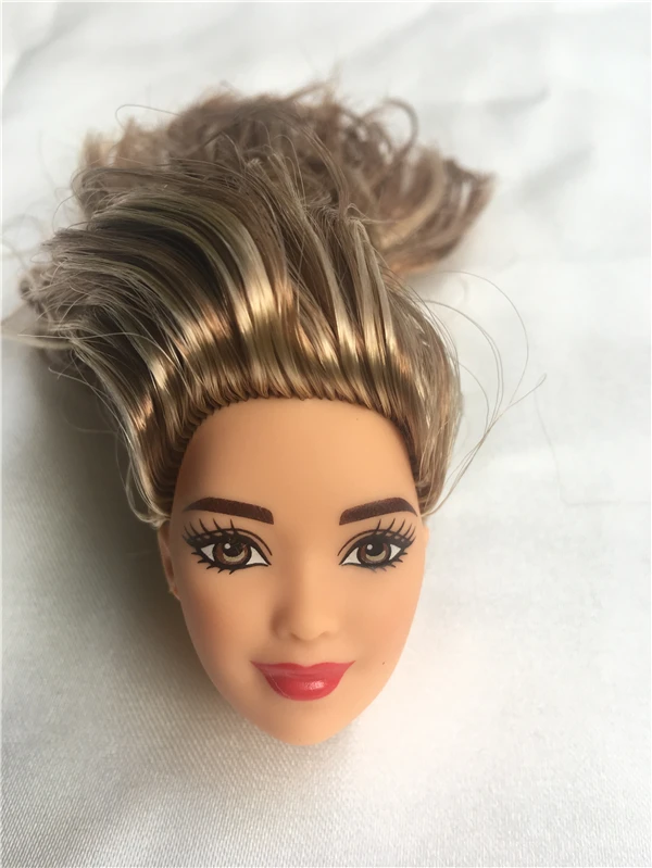 Новое поступление редкая коллекция кукольных игрушек головы принцесса кукла голова девочка DIY туалетный волос игрушки Детский Макияж DIY игрушка девочка подарок на день рождения - Цвет: 12