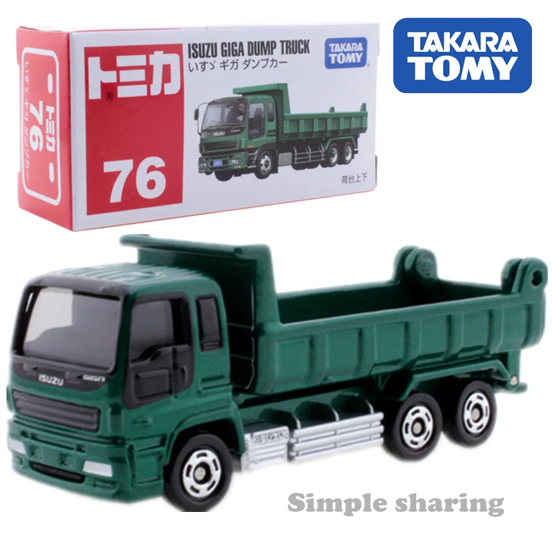 

takara tomy tomica isuzu giga dump truck model kit No.76 diecast miniature car toy hot pop baby toys magic funny kids doll