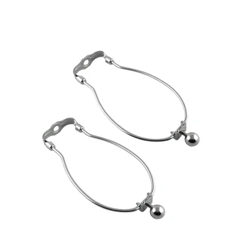 

2pcs Lamp Harp Prevent Breakage Solid U Shape Practical Lighting Accessories Guard For Floor Light Chrome Polished Iron Plating