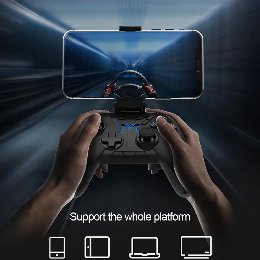 Универсальный беспроводной Bluetooth геймпад джойстик с держателем для телефона Подставка геймпады контроллер для IOS Android мобильный телефон планшет ПК