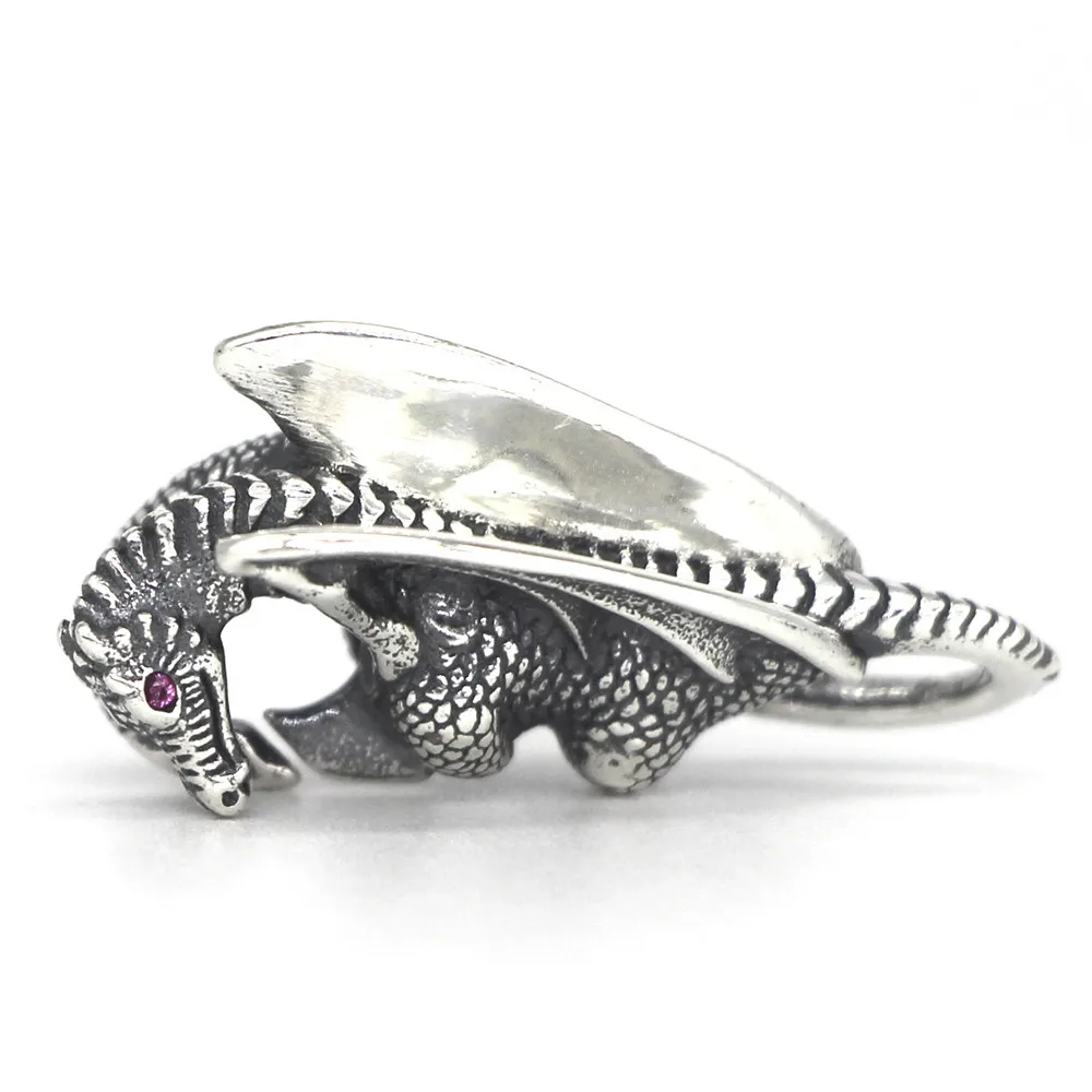 Sterling Silver Dragon Clasp 