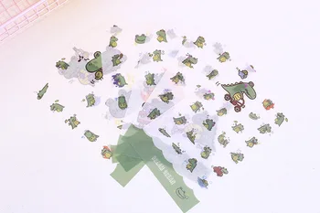 

6pcs Lovely dinosaur paper Transparent Organizer Calendar Diary Book Planner Sticker Scrapbook Decoration papeleria sale