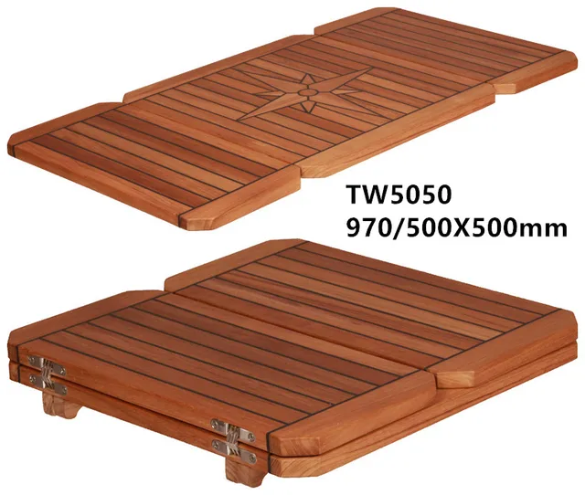 Folding Teak Table Top With Sideway Wing 830 400x400 970 500x500 1250 600x600mm Marine Boat Rv Marine Hardware Aliexpress