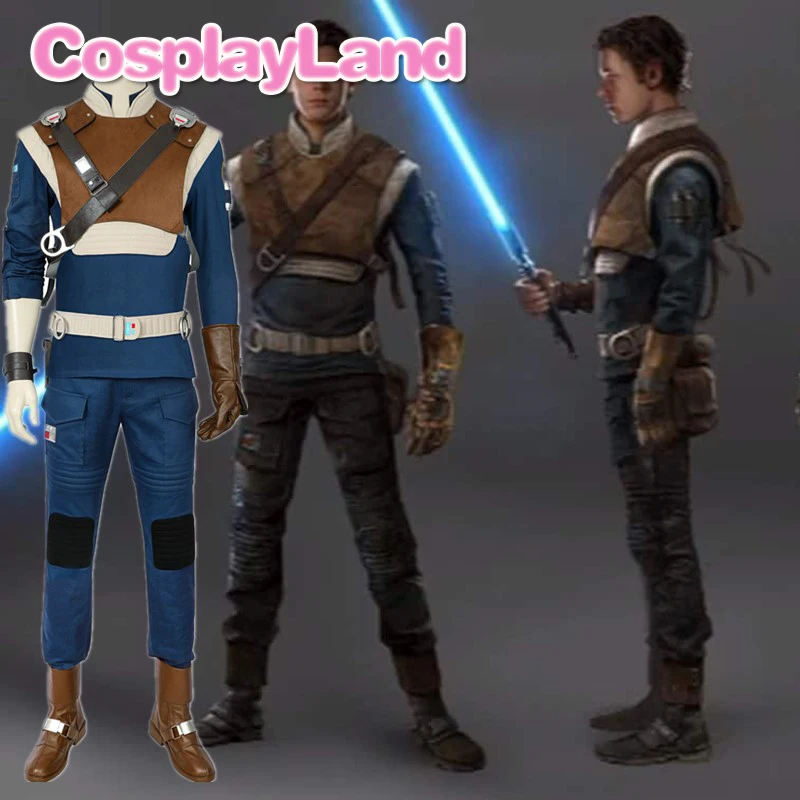 Starwars Jedi Caduto Ordine Cal Kestis Cosplay Costume Di Halloween Costumi Del Partito Super-Uomini Battle Suit Costume