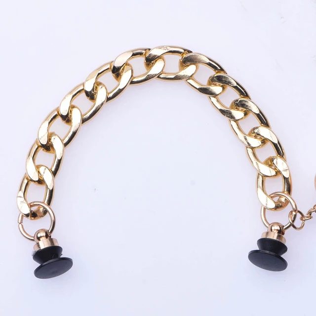 1 Pcs New Designer Chain Shoe Charms Croc Accessories Metal Charm Decoration for Croc Clog Shoes Pendant Buckle for Girl Gift r6641