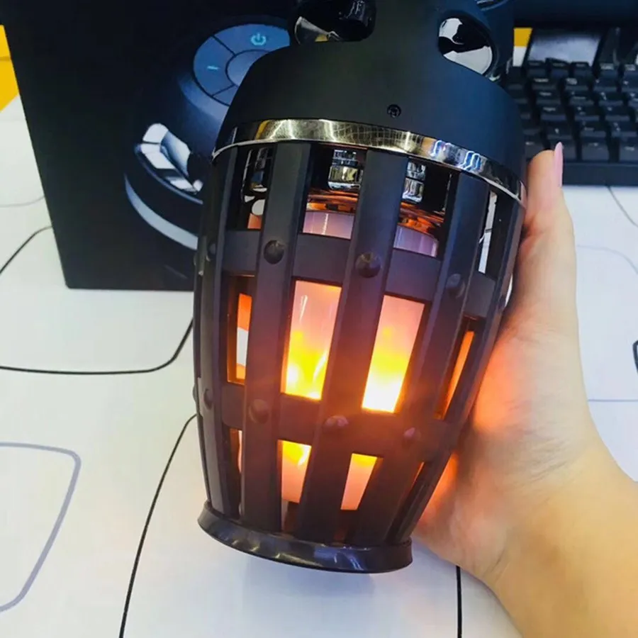 dancing flame bluetooth speaker