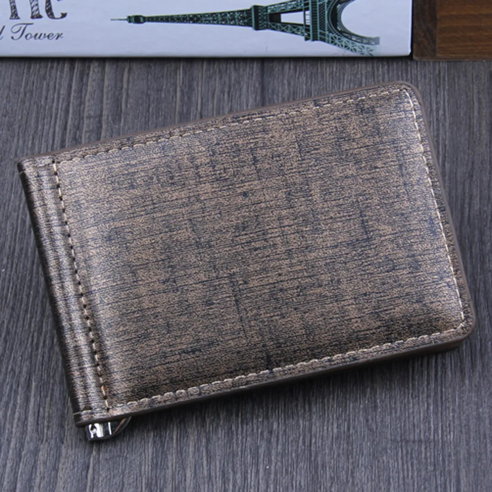 

Slim Soft Wallet PU leather mini credit card wallet purse card holders Men Wallet Small Card Bag credit card holder 9.10