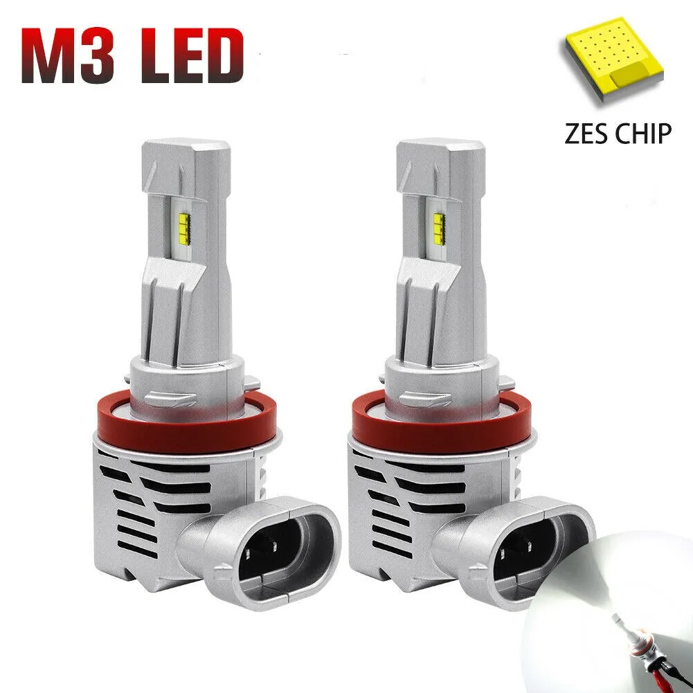 1 Pair New Canbus Car Led Headlight Lampadas H4 Led H7 15000lm 6000k H1 H11 9005 Hb3 Hb4 Zes Chip Led Automotivo Fog - Fog Light Assembly - AliExpress